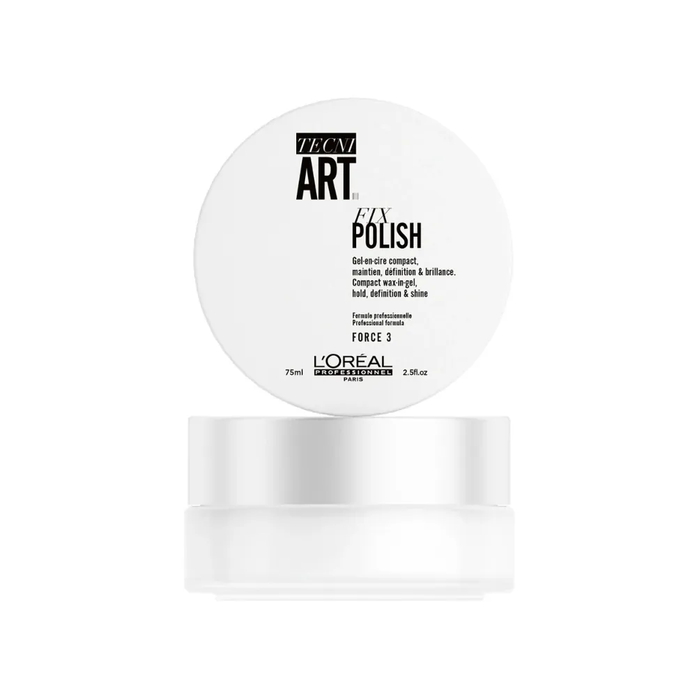 LOREAL Professionnel Tecni Art Fix Polish Vosak u Gelu Pruža Definiciju, Fiksaciju i Sjaj Kosi 75 ml